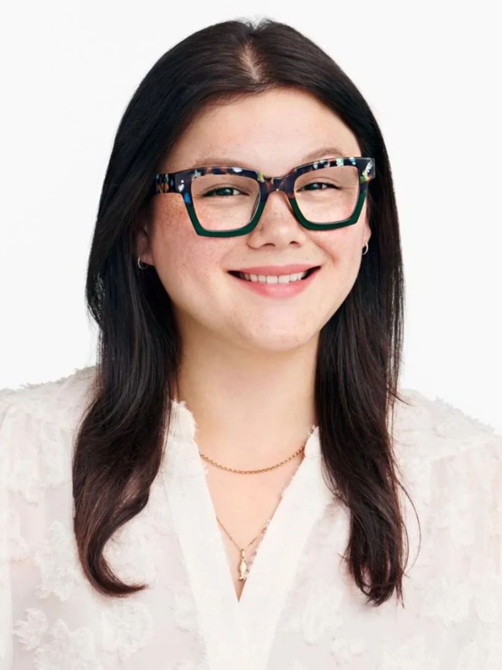 Warby Parker Sonia Aventurine Tortoise Fade Square Glasses Frames UNISEX
